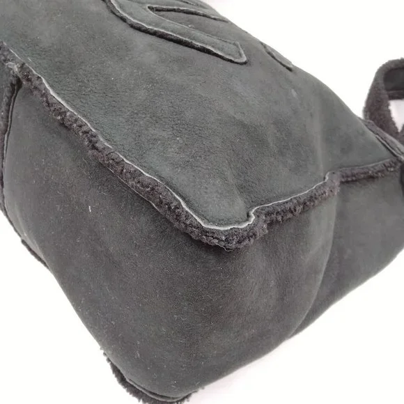 Auth Chanel Shoulder Bag Black Suede #43394C38 - Picture 6 of 9